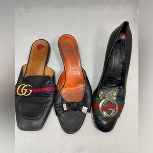 Gucci Womens Repair Incomplete  8 1/2 Recycle Upcycle